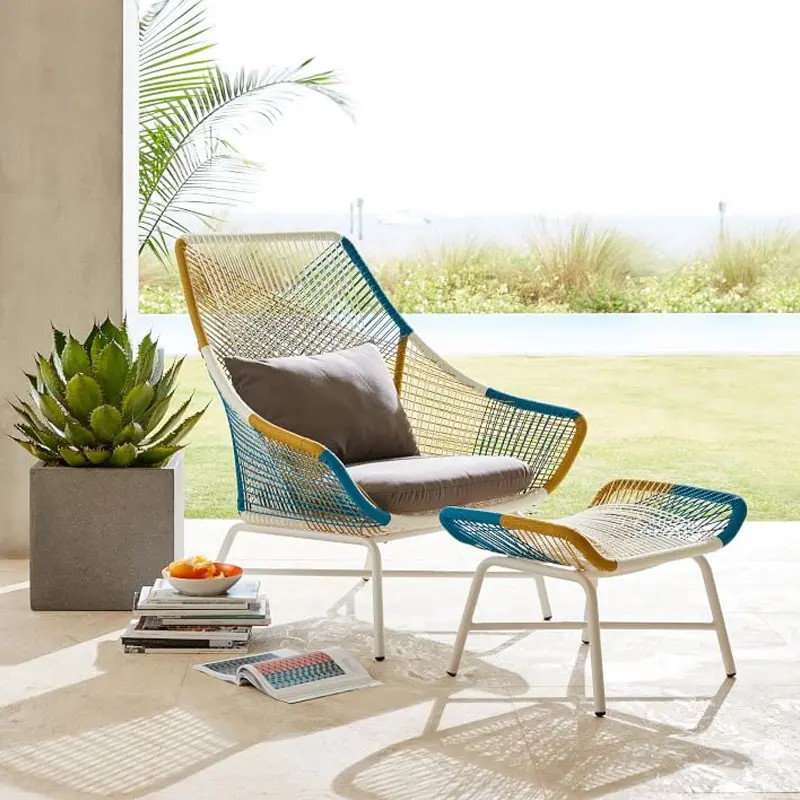 Chair and foot stool dif 34 1