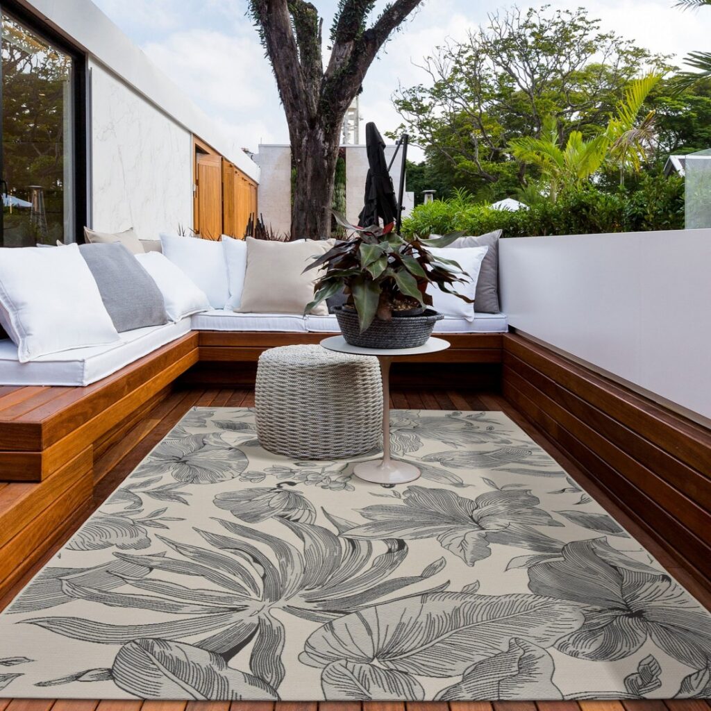 TAPETE BOTANIC CHENILLE 0011 1