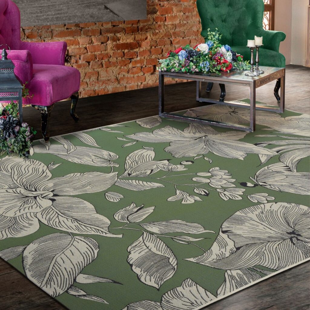 TAPETE BOTANIC CHENILLE 00193 1