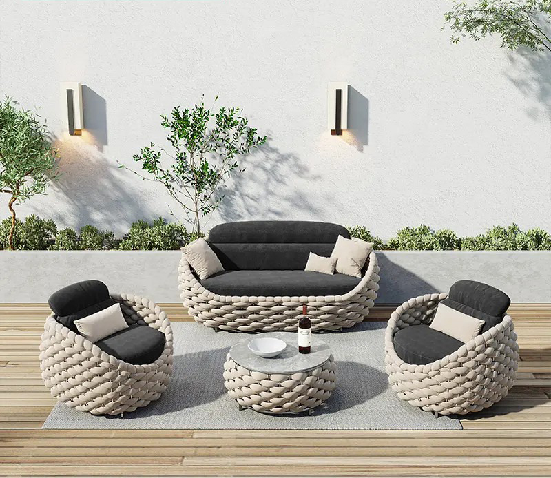gridding big round circle sofa